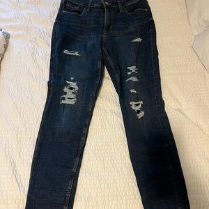 Size 8 old navy super skinny high rise jeans